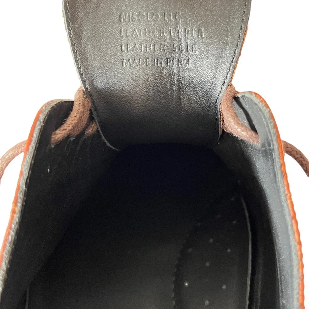 Nisolo Everyday Oxford Men’s Leather Dress Shoes Brown Size 9